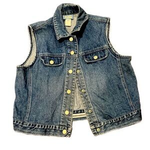 90s Pendleton South Western Country Denim Vest Sz Small